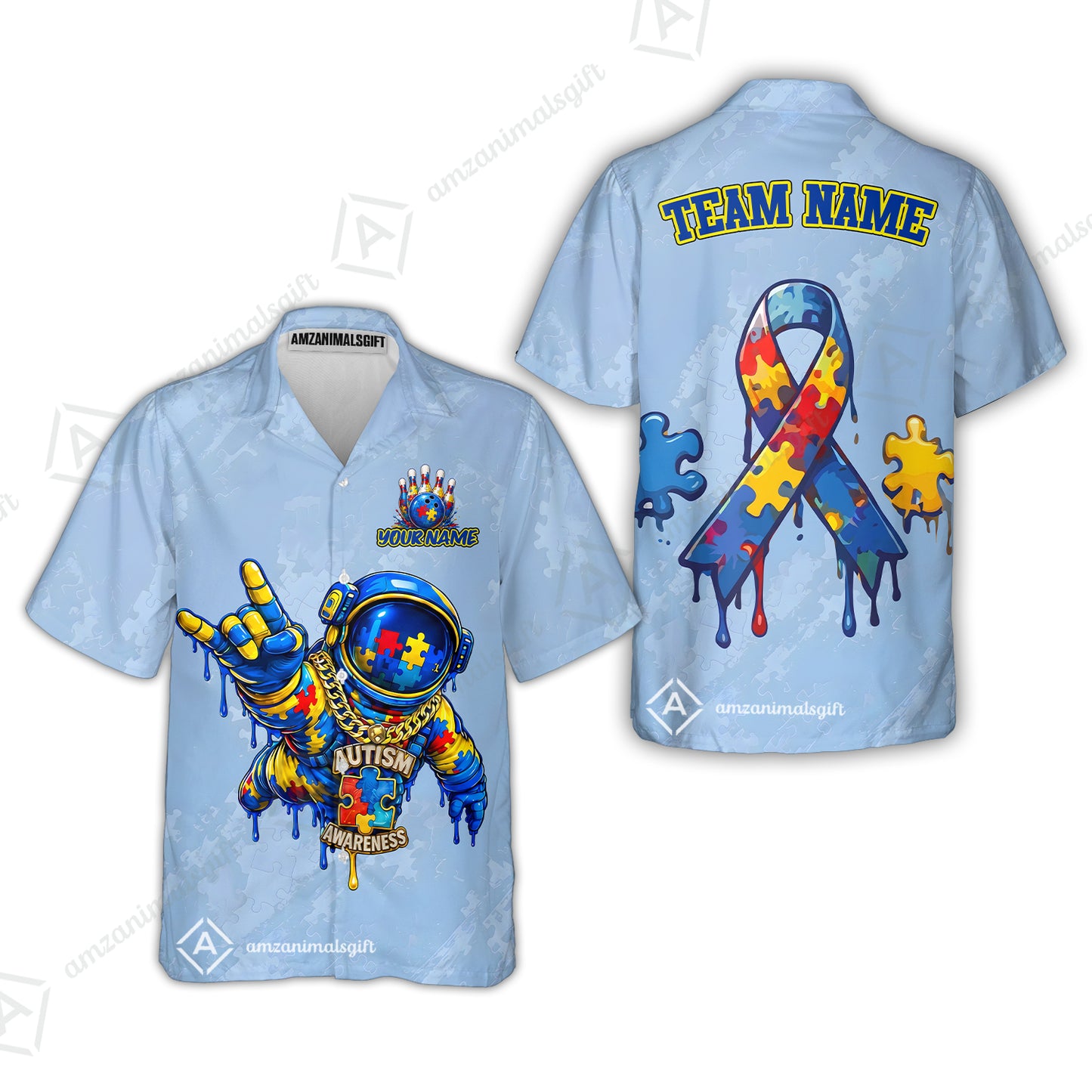 Hawaiian Shirt||Blue