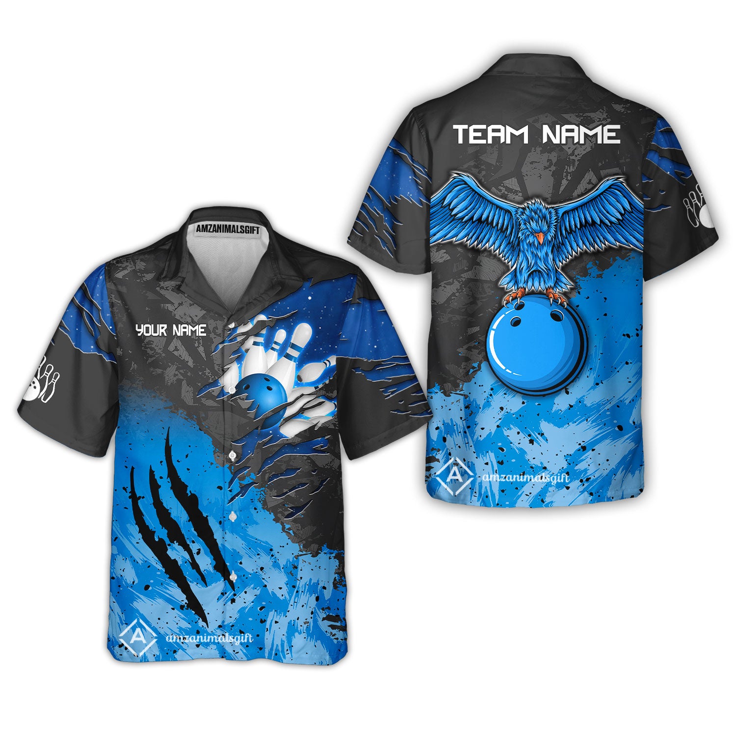 Hawaiian Shirt||Blue