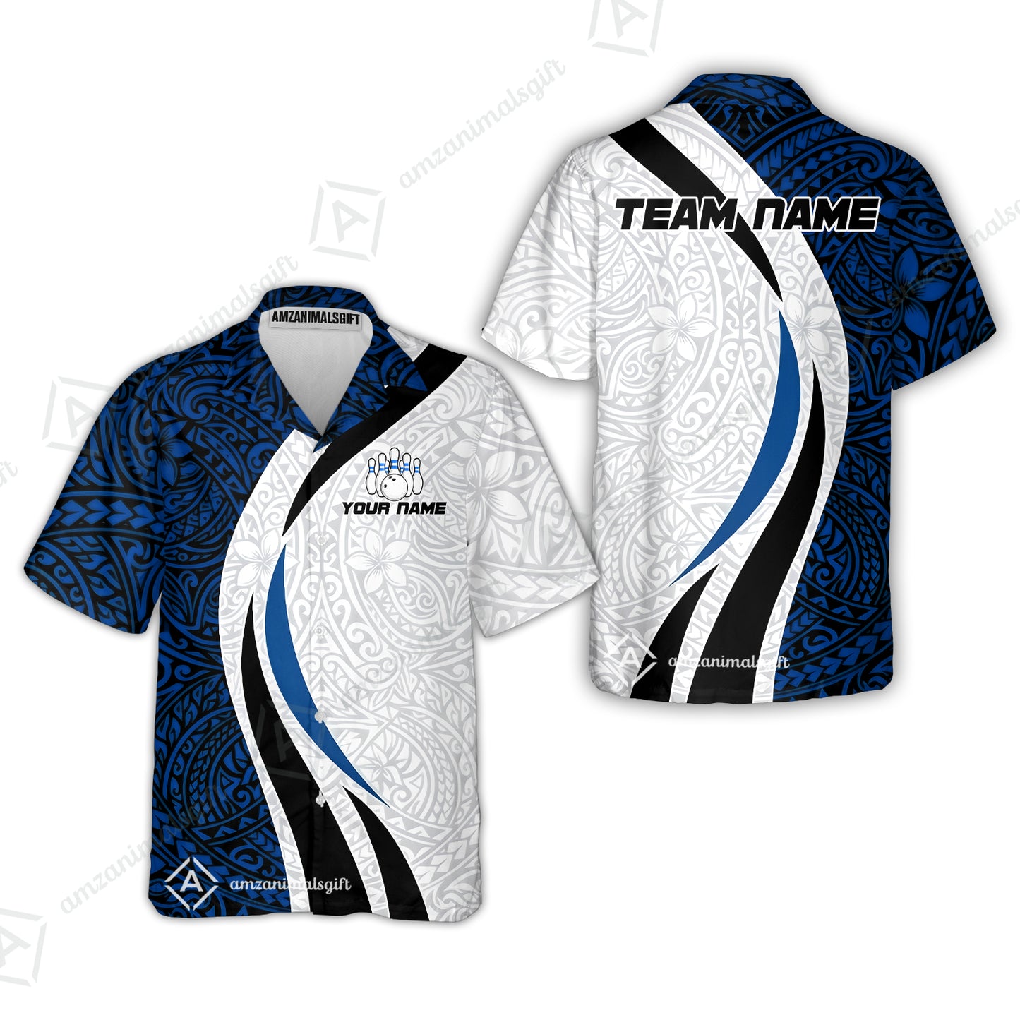Hawaiian Shirt||Blue