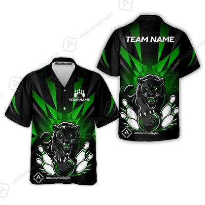 Hawaiian Shirt||Green