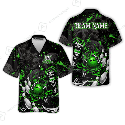Hawaiian Shirt||Green