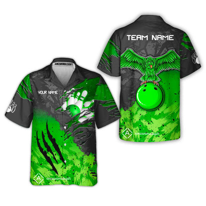 Hawaiian Shirt||Green