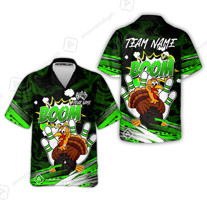 Hawaiian Shirt||Green