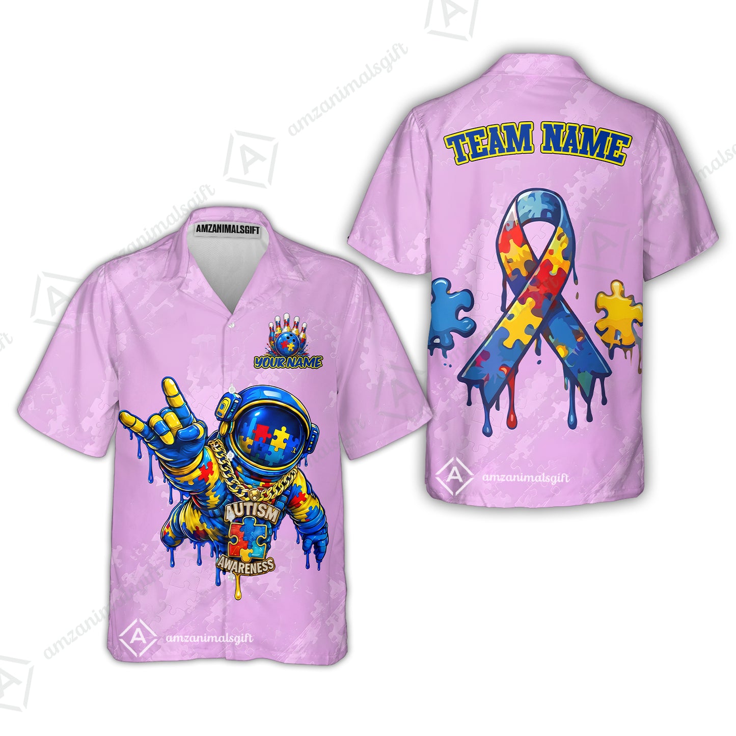 Hawaiian Shirt||Pink