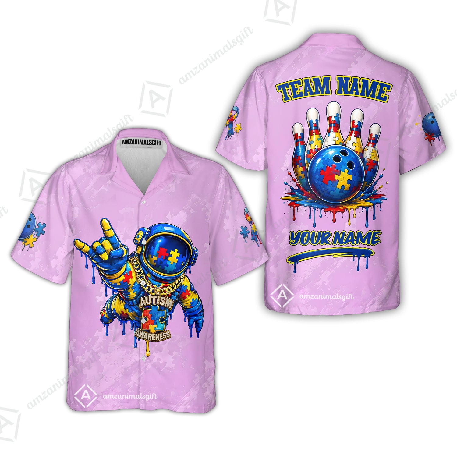 Hawaiian Shirt||Pink
