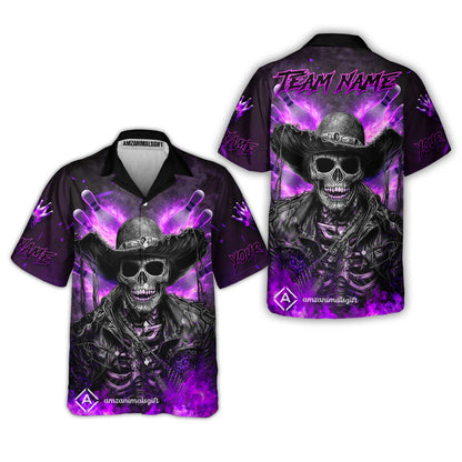 Hawaiian Shirt||Purple