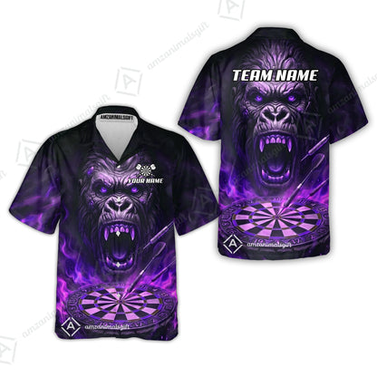 Hawaiian Shirt||Purple