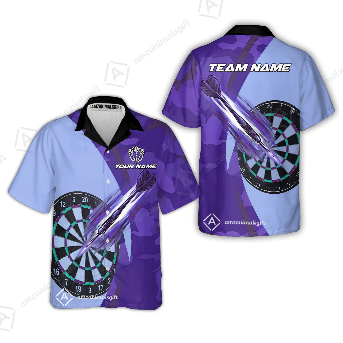 Hawaiian Shirt||Purple