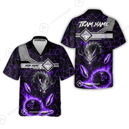 Hawaiian Shirt||Purple