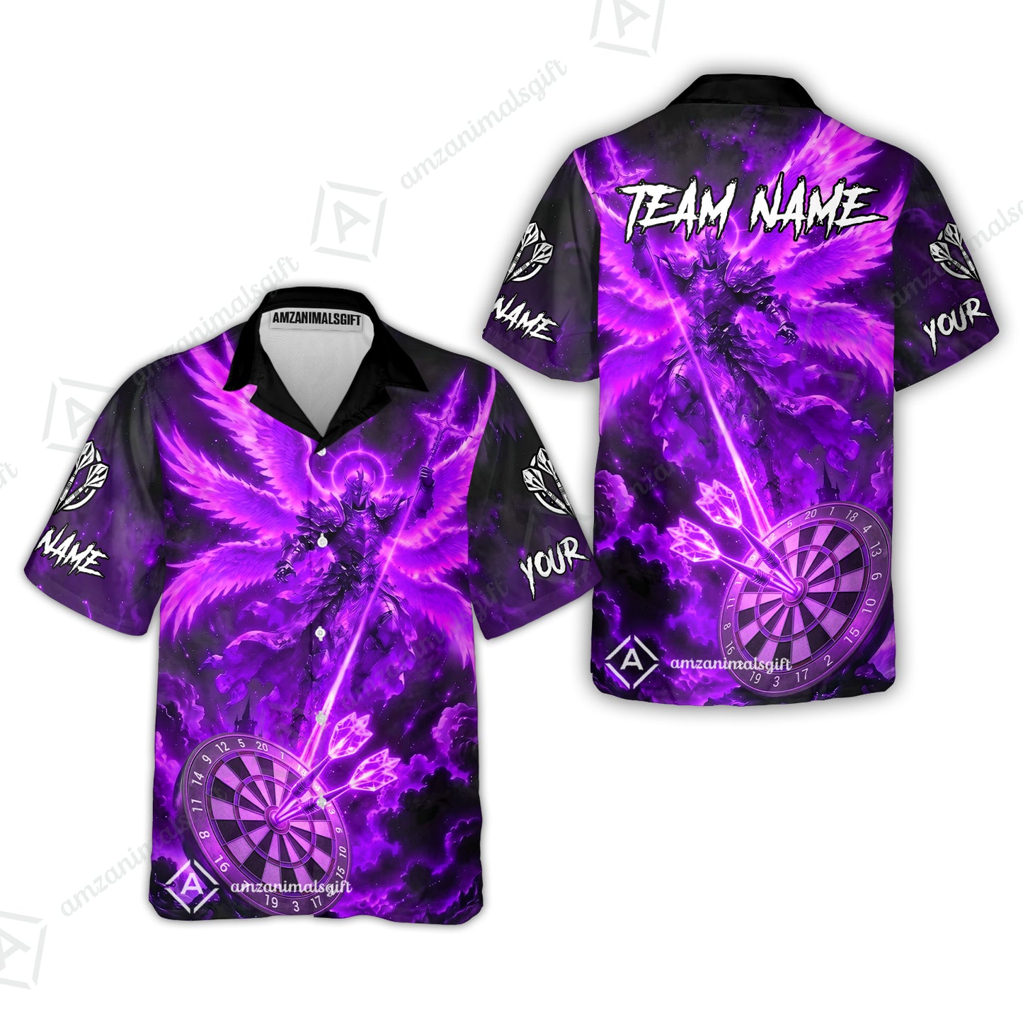 Hawaiian Shirt||Purple