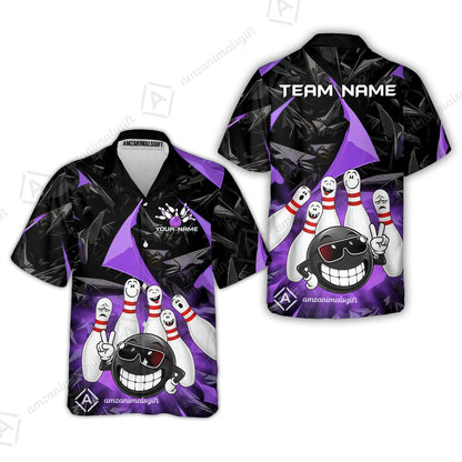 Hawaiian Shirt||Purple