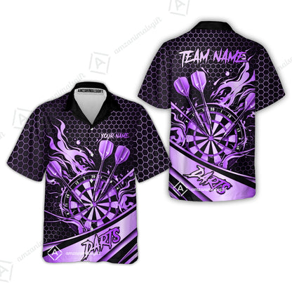 Hawaiian Shirt||Purple