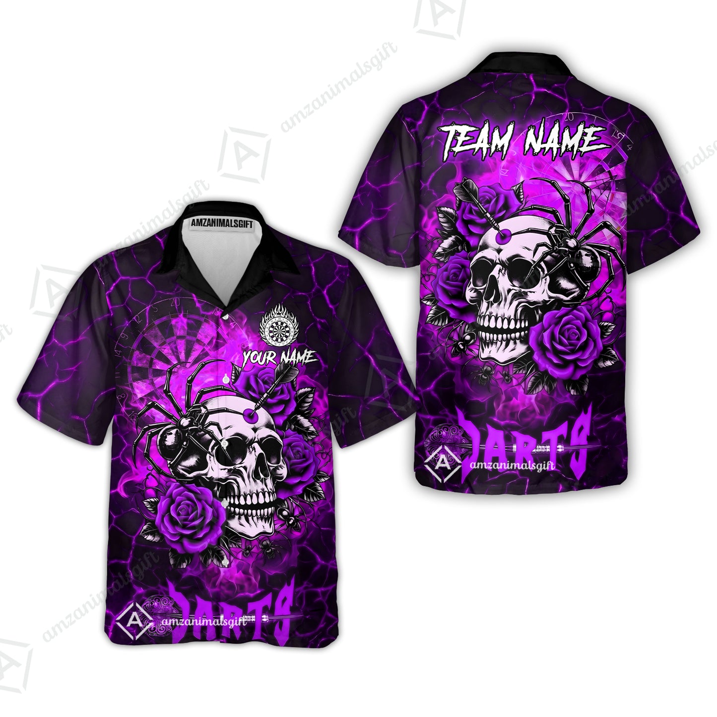 Hawaiian Shirt||Purple