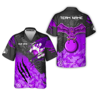 Hawaiian Shirt||Purple