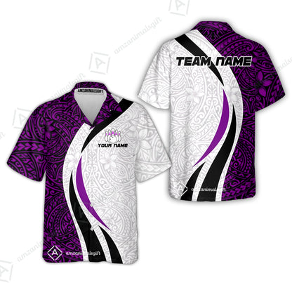 Hawaiian Shirt||Purple