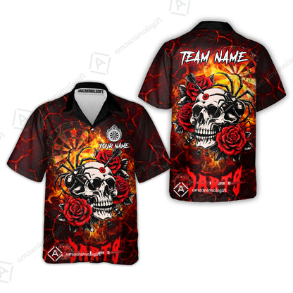 Hawaiian Shirt||Red