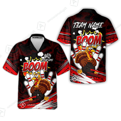 Hawaiian Shirt||Red