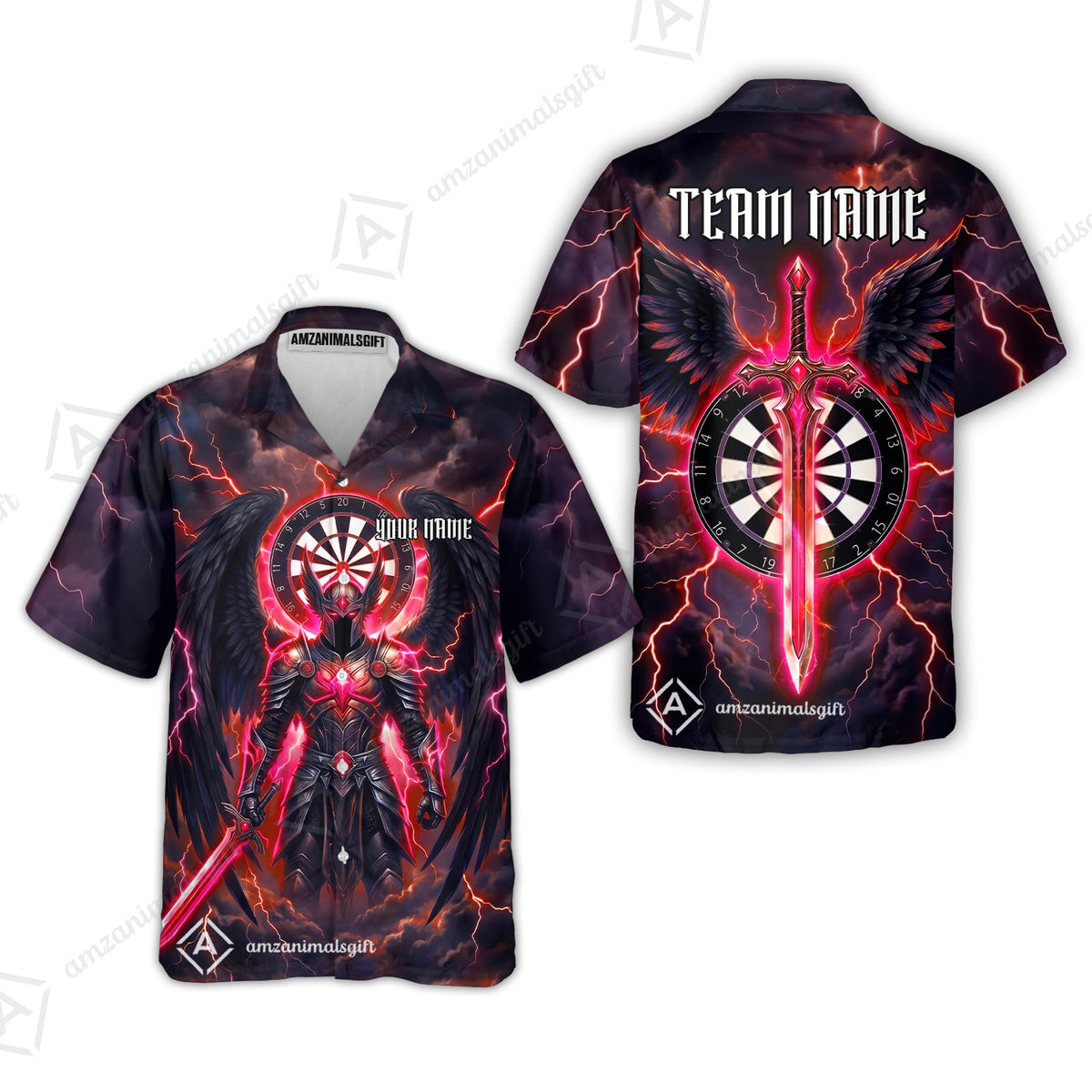 Hawaiian Shirt||Red