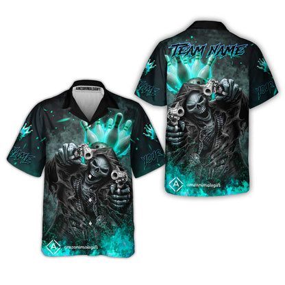 Hawaiian Shirt||Turquoise