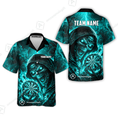 Hawaiian Shirt||Turquoise