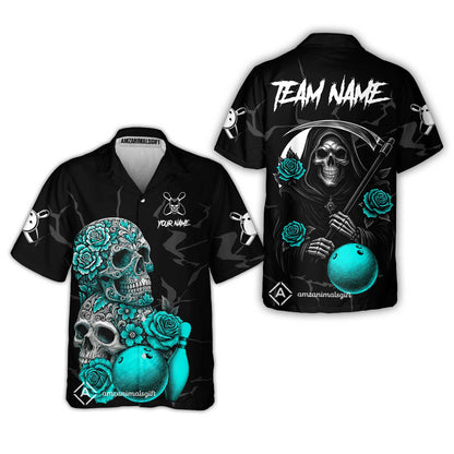 Hawaiian Shirt||Turquoise