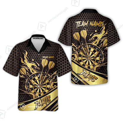 Hawaiian Shirt||Yellow