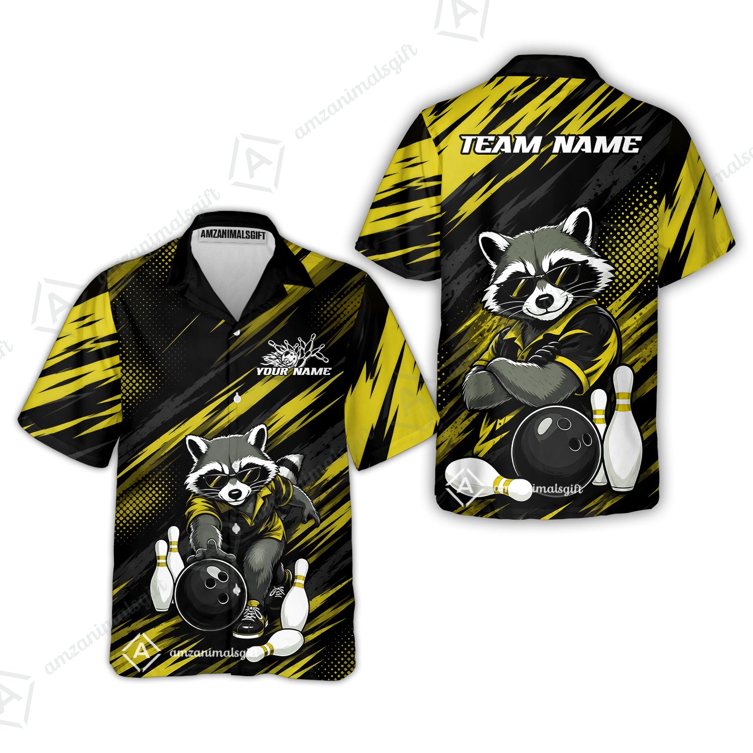 Hawaiian Shirt||Yellow