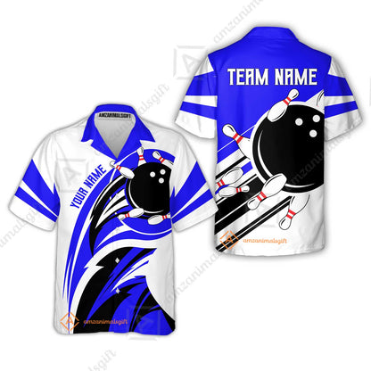 Custom Bowling Team Jersey, Bowling Player Jersey Multicolor Polo Quarter-Zip Shirts, Custom Bowling Uniforms Jerseys