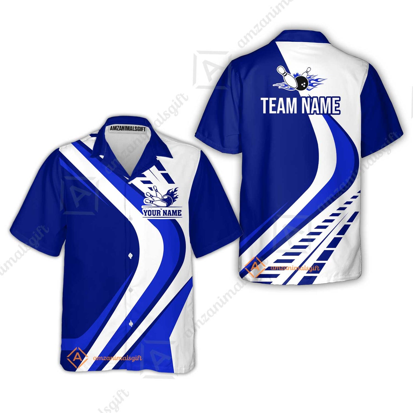 Customize Your Name, Team Name Bowling Jersey, Bowling Team Jersey Multicolor Polo Quarter-Zip Shirts, Custom Bowling Uniforms Jerseys