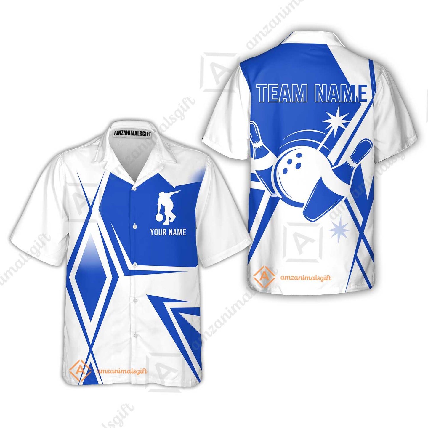 Custom Bowling Team Jersey,  Custom Name And Team Name Bowling Jersey Multicolor Polo Quarter-Zip Shirts, Custom Bowling Uniforms Jerseys