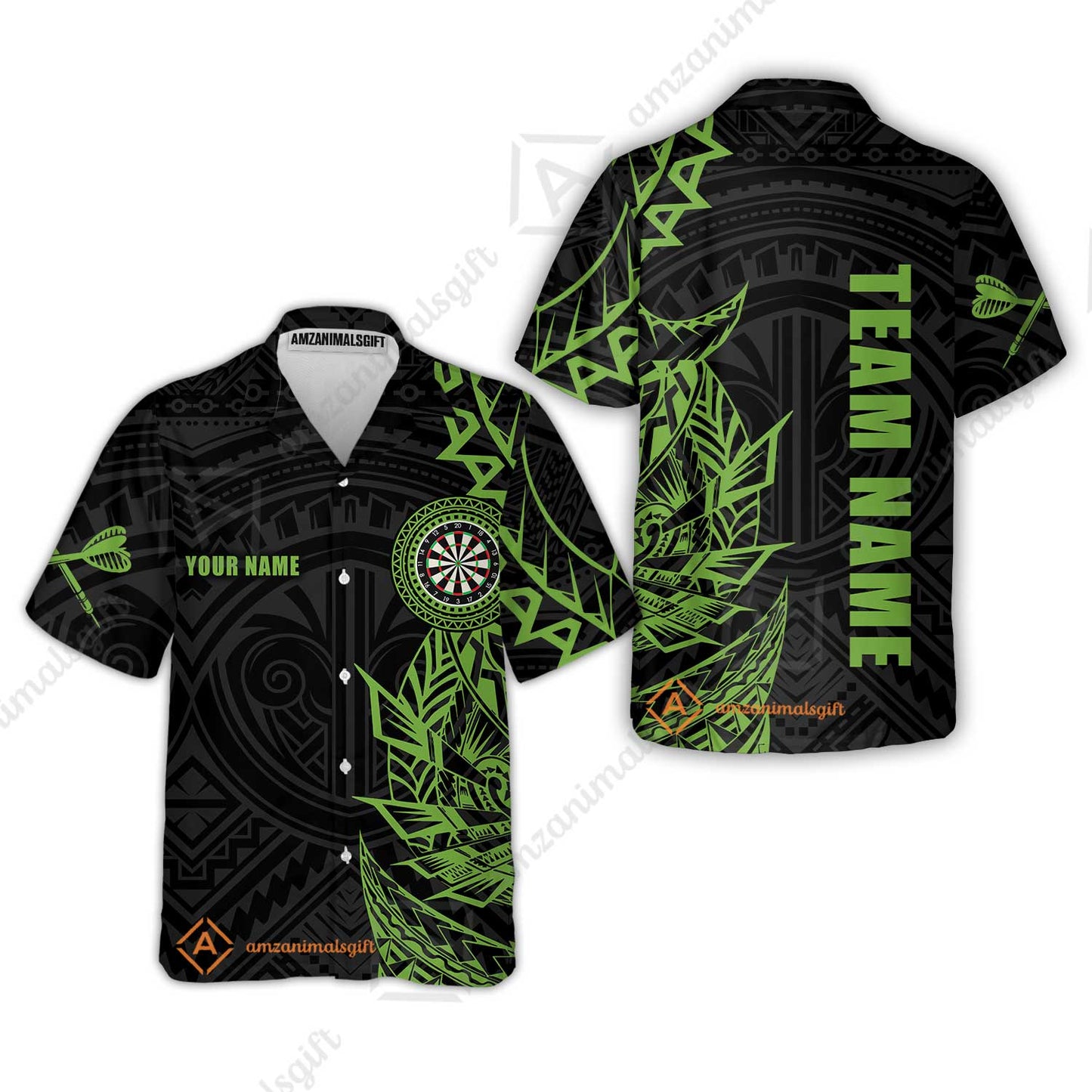 Custom Tribal Darts Team Men Polo Shirts, Darts uniforms Tribal Darts Personalized Name And Team Name