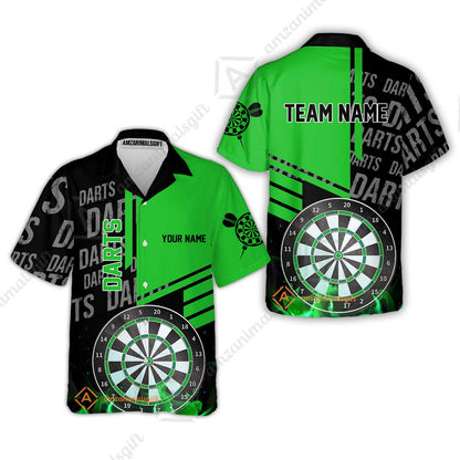 Custom Fire Darts Men Polo Team Shirts, Custom Darts League Team Jersey Polo , Custom Darts Team Jerseys Uniform