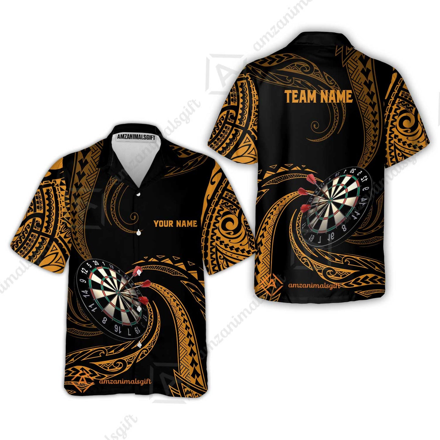 Custom Roll Tribal Darts Team Men Polo Shirts, Darts uniforms Roll Tribal Darts Personalized Name And Team Name