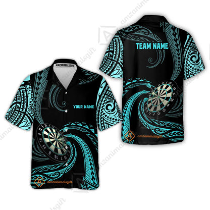 Custom Roll Tribal Darts Team Men Polo Shirts, Darts uniforms Roll Tribal Darts Personalized Name And Team Name