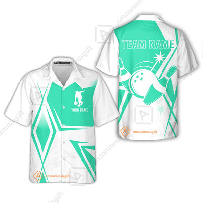 Custom Bowling Team Jersey, Bowling Player Jersey Multicolor Polo Quarter-Zip Shirts, Custom Bowling Uniforms Jerseys, Custom Name And Team Name