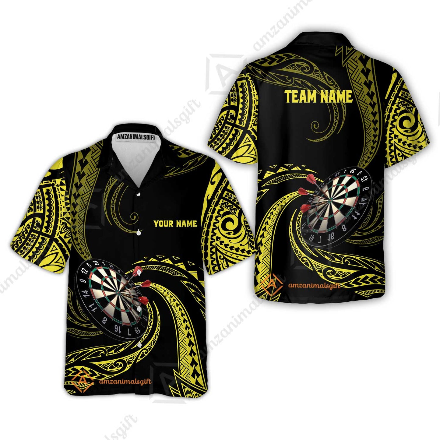 Custom Roll Tribal Darts Team Men Polo Shirts, Darts uniforms Roll Tribal Darts Personalized Name And Team Name