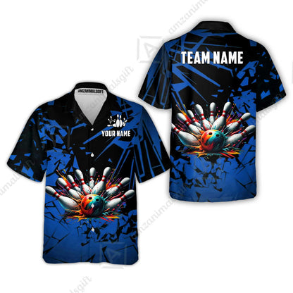 Custom Bowling Jersey Polo Shirt, Strike Explosion Bowling, Custom Bowling Jersey Team Shirt For Players With Name & Team Name