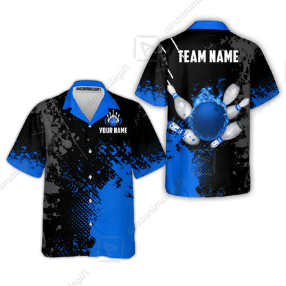 Custom Bowling Jersey Polo Shirt, Fire Ball Bowling, Custom Bowling Jersey Team Shirt For Players With Name & Team Name