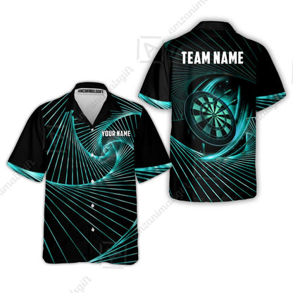 Custom Darts Team Jersey, Personalized Dark Flame Dart Polo Shirt For Players With Name & Team Name