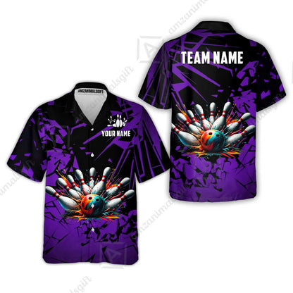 Custom Bowling Jersey Polo Shirt, Strike Explosion Bowling, Custom Bowling Jersey Team Shirt For Players With Name & Team Name