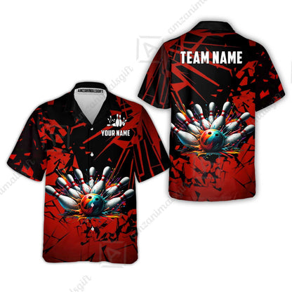 Custom Bowling Jersey Polo Shirt, Strike Explosion Bowling, Custom Bowling Jersey Team Shirt For Players With Name & Team Name