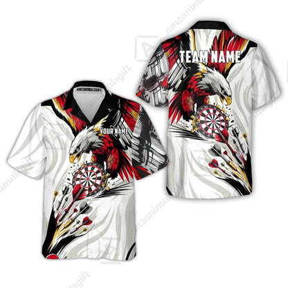 Custom Darts Team Jersey, Personalized Eagle Strike Dart Polo Shirt For Players With Name & Team Name