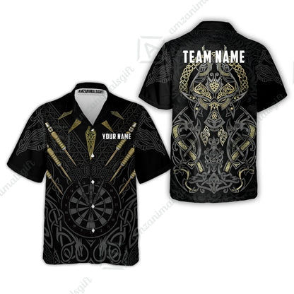 Custom Darts Team Jersey, Personalized Viking Darts Polo Shirt For Players With Name & Team Name