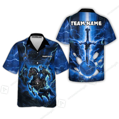 Custom Bowling Jersey Polo Shirt, Dark Knight Bowling, Custom Bowling Jersey Team Shirt For Players With Name & Team Name