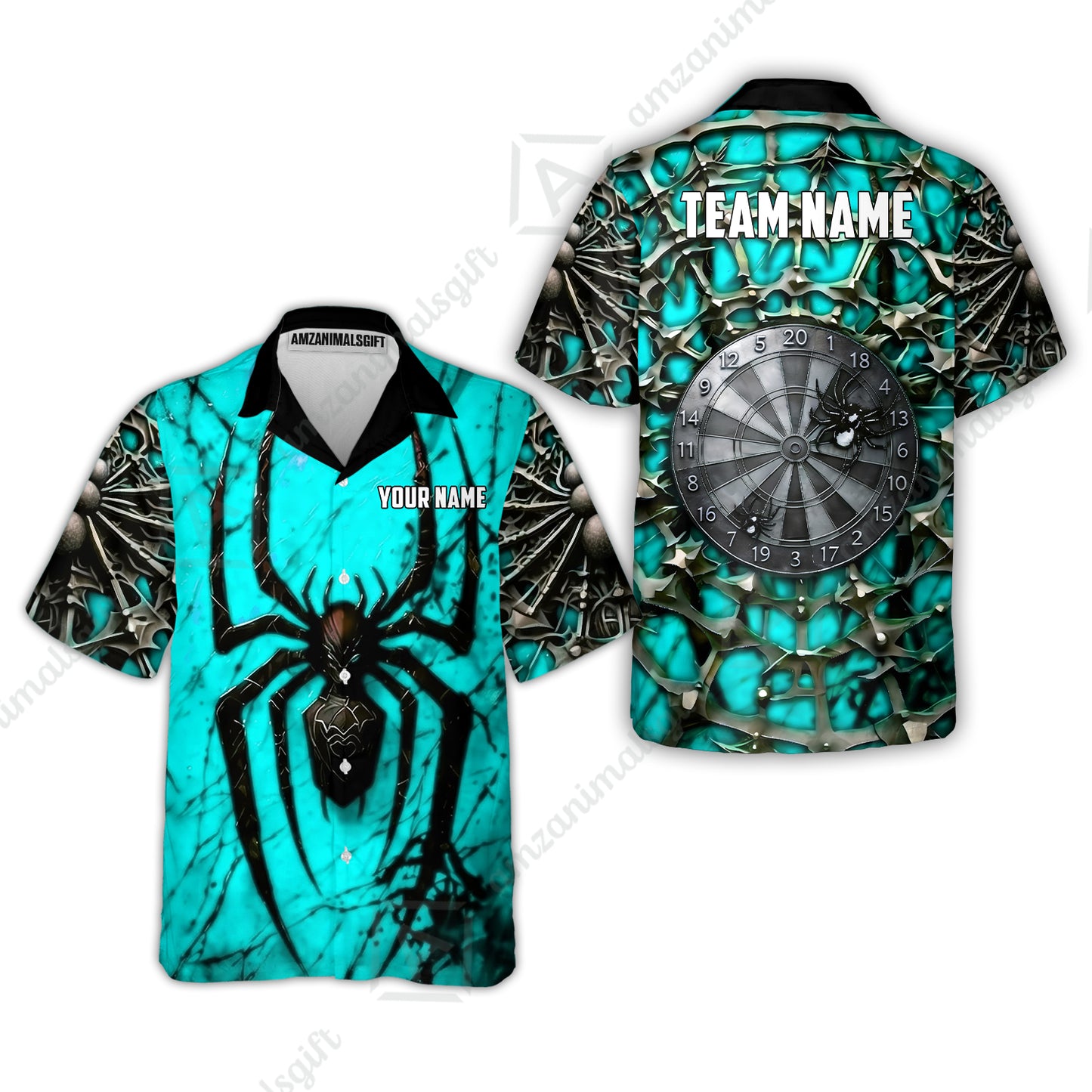 Custom Darts Jersey Polo Shirt, Gothic Widow Spiderweb, Custom Dart Jersey Team Shirt For Players With Name & Team Name