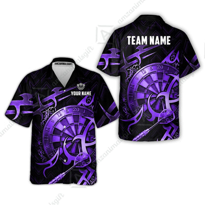 Custom Darts Jersey Polo Shirt, Tribal Darts & Mechanical Inferno, Custom Dart Jersey Team Shirt For Players With Name & Team Name