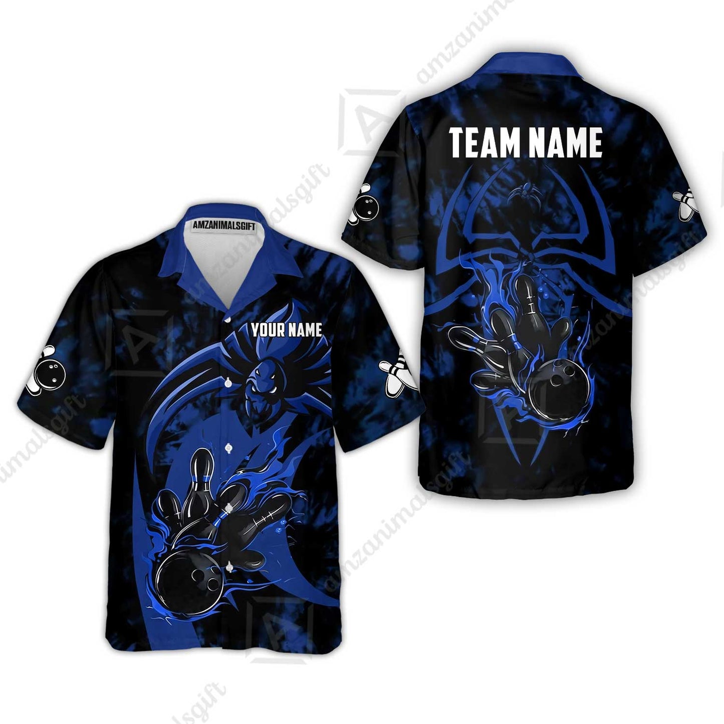 Custom Bowling Jersey Polo Shirt, Neon Venom Spider Monster, Custom Bowling Jersey Team Shirt For Players With Name and Team Name