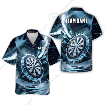 Custom Darts Team Jersey, Personalized Ice Strike Darts Polo Shirt For Players With Name & Team Name