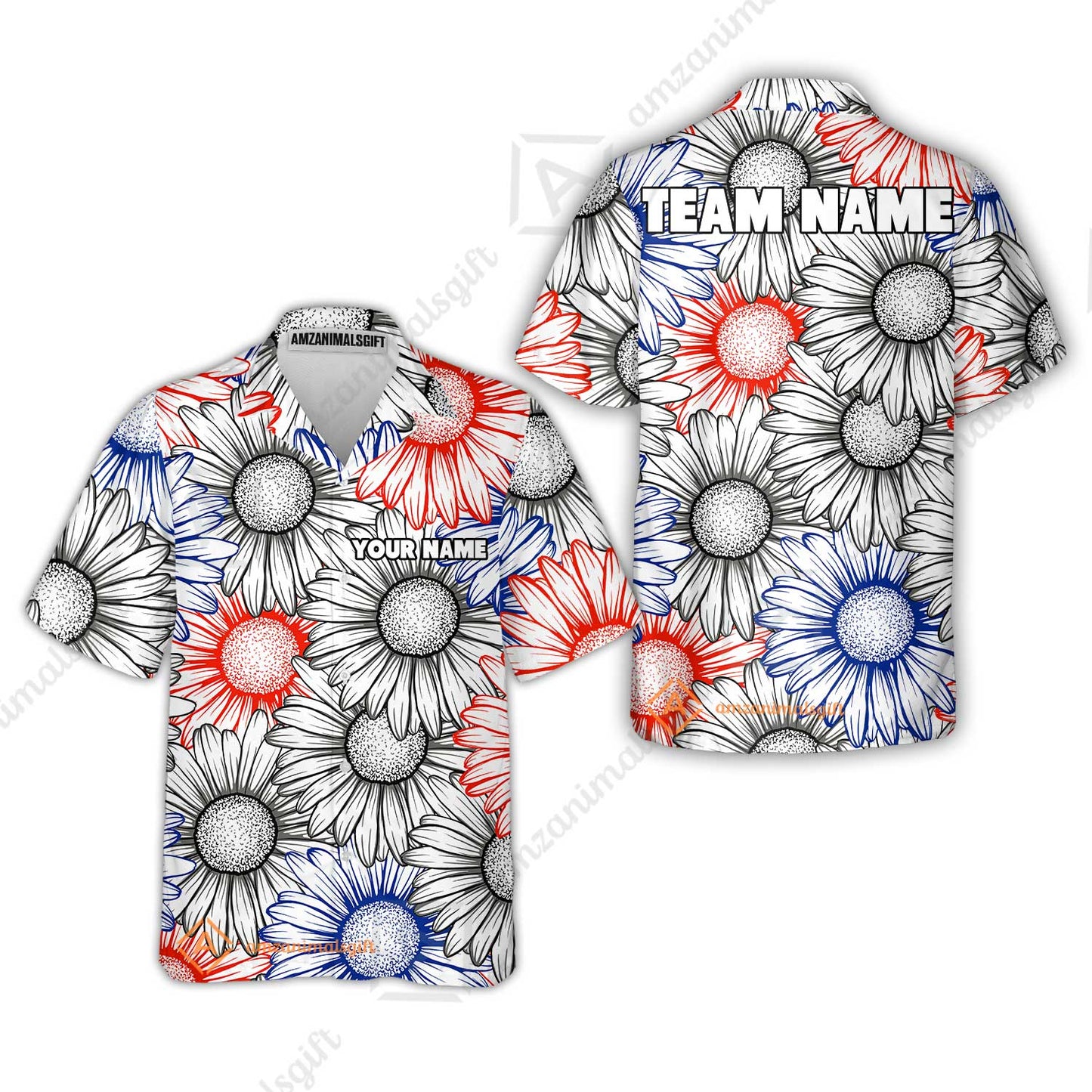Custom Sunflower Bowling Team Jersey, Sunflower Bowling Polo Quarter-Zip Shirts, Bowling Uniforms Jerseys, Custom Name And Team Name