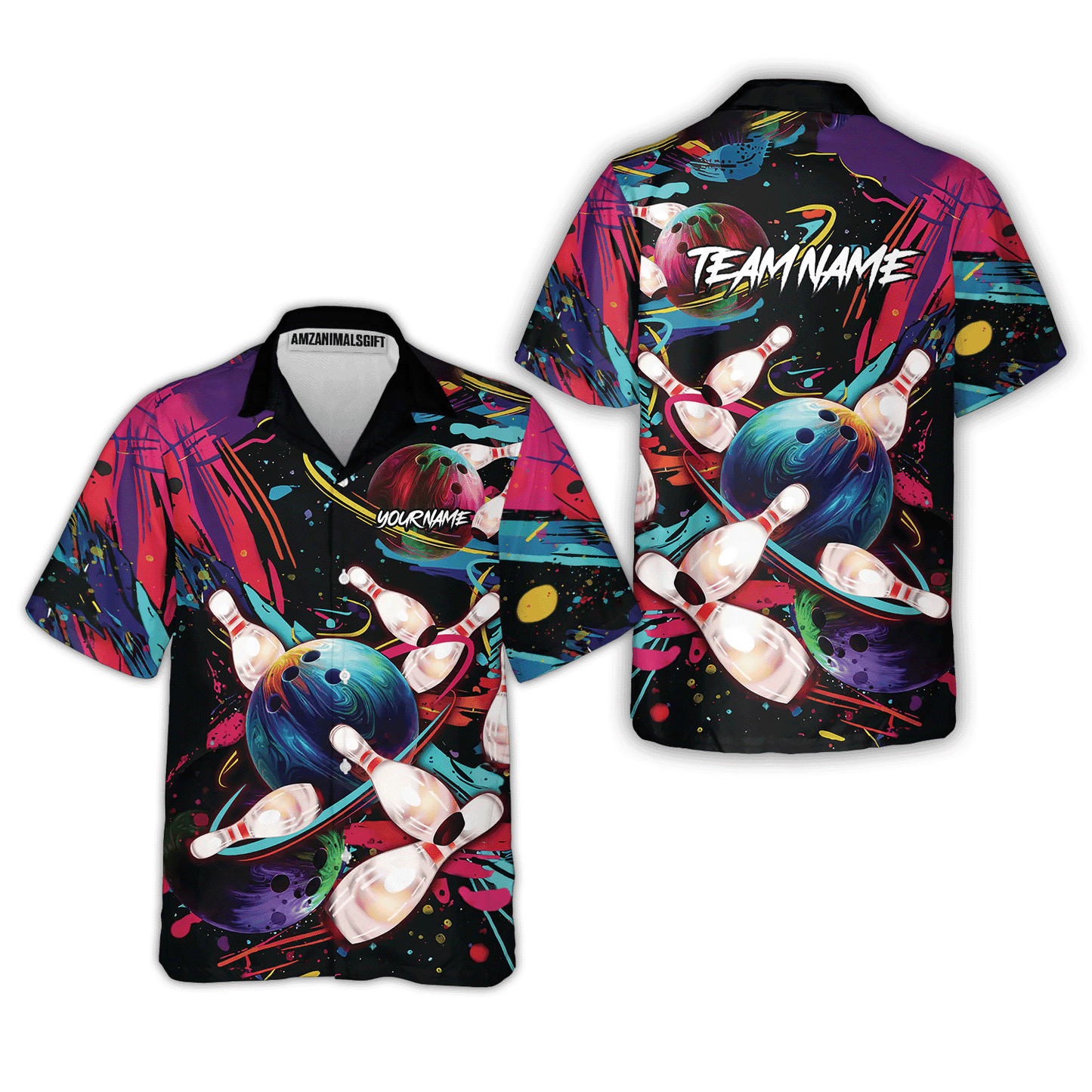 Customized Bowling Jersey, Colorful Bowling, Uniform Bowling - Personalized Name And Team Name
